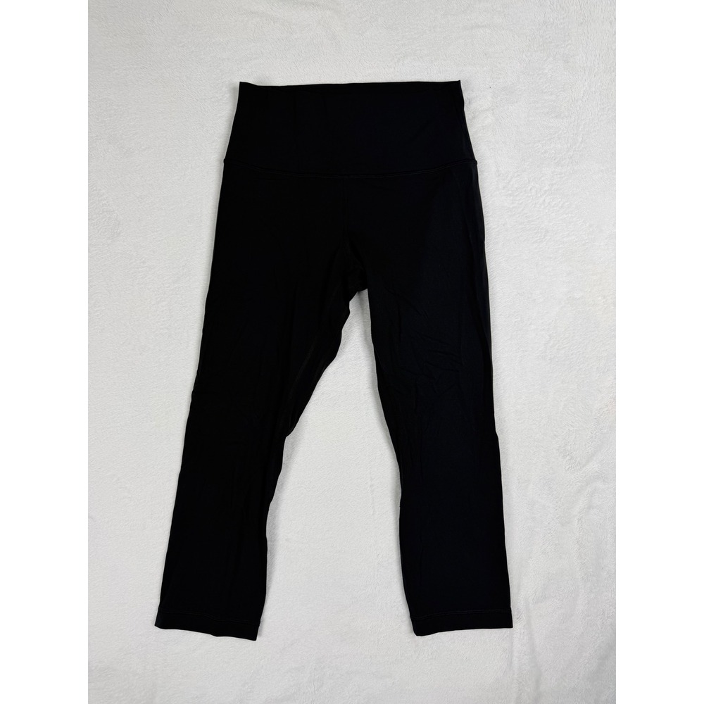 Lululemon Align High-Rise Crop 21" Black Yoga Leggings Size 8